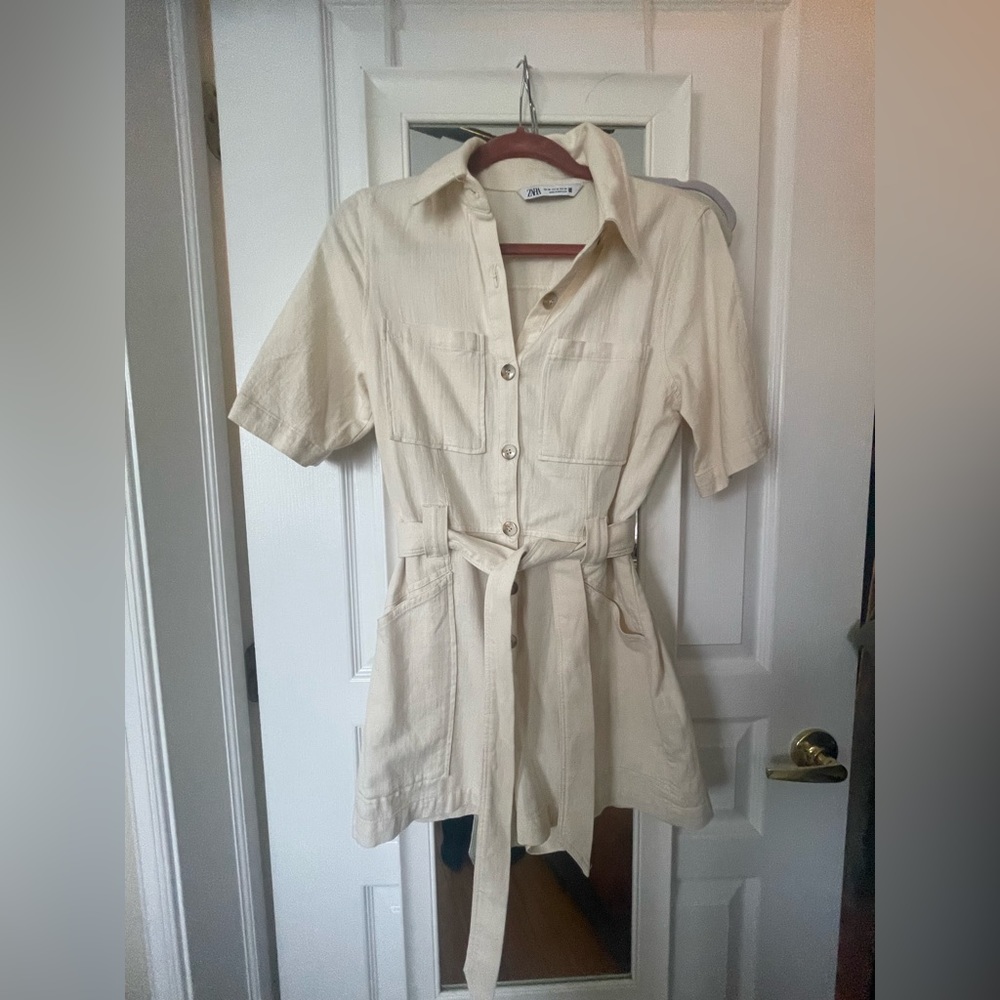 Xs Zara denim Utility Romper
